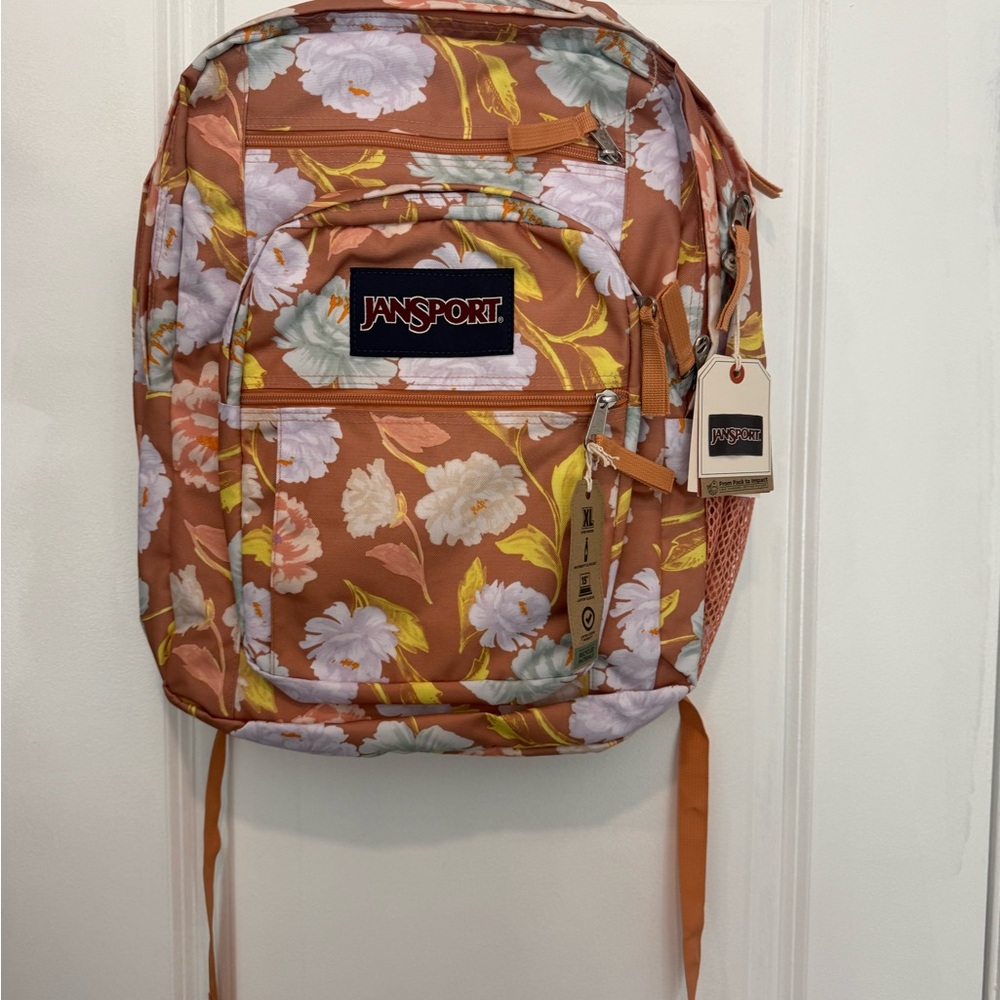 JanSport Big Student backpack in the Autumn Tapestry